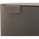 MSV Pedaalemmer kunststof taupe 3L klein model Badkamer/toilet