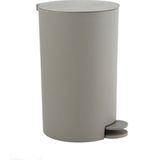 MSV Pedaalemmer kunststof taupe 3L klein model Badkamer/toilet