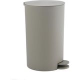 MSV Pedaalemmer kunststof taupe 3L klein model Badkamer/toilet