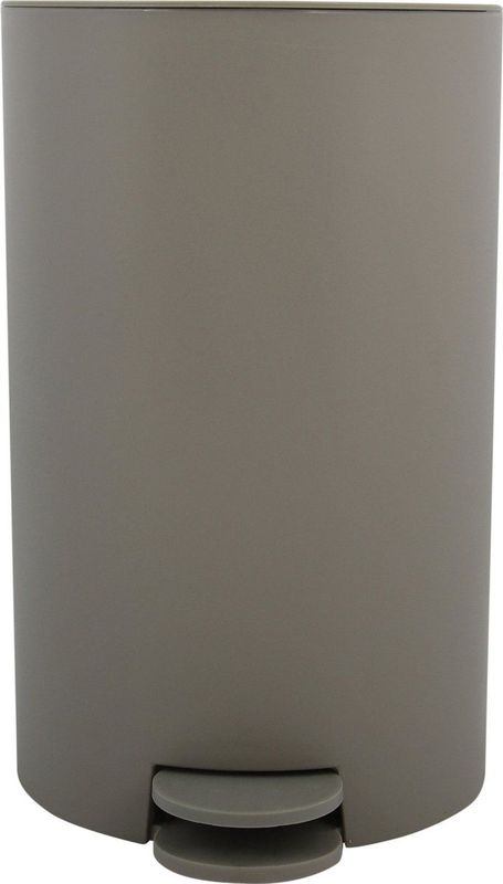 MSV Pedaalemmer kunststof taupe 3L klein model Badkamer/toilet