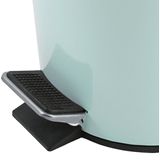 MSV - Prullenbak - Mintgroen - Metaal - 3 Liter - Met Deksel