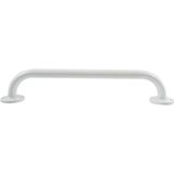MSV Badkamer/douche wand/muur handgreep - rvs metaal - wit - 30 cm - Extra houvast beugel