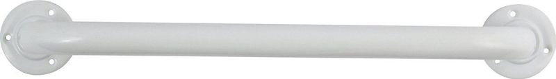 MSV Badkamer/douche wand/muur handgreep - rvs metaal - wit - 30 cm - Extra houvast beugel