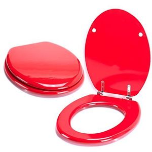 MSV - CLEO - Toiletbril - Rood - MDF