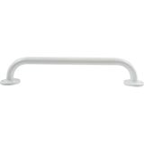 MSV Badkamer/douche wand/muur handgreep - rvs metaal - wit - 60 cm - Extra houvast beugel