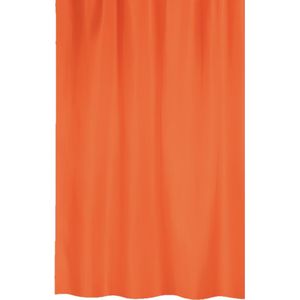 Douchegordijn - oranje - gerecycled polyester - 180 x 200 cm - wasbaar