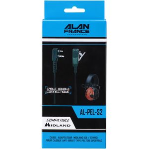 Kabel voor sporttac oorkap - compatibel met walkietalkie midland g9