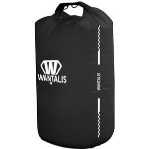 Wantalis Waterdichte tas, polyester, zwart, 10 l, waterdicht, voor volwassenen, uniseks, 10 l