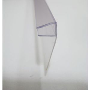 Aurlane F-vormige Afdichtingstrip 200cm Voor 8mm Dik Glas Kunststof | Douche