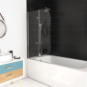 AURLANE Draaibare badkuip, 130 x 75 cm, profiel, aluminium, chroom, Vela chroom