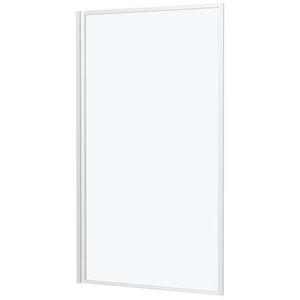Aurlane Badwand White Edge Frame Glanzend Wit 130x75cm