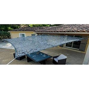 WERKA PRO 10106 zonnezeil, 120 g/m², polyester, rechthoekig, 2 x 3 m, grijs, voor balkon, terras en tuin