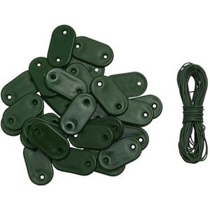 Werkapro bevestigingsset voor zichtscherm, inkijkbescherming, inkijkbescherming en natte, groen