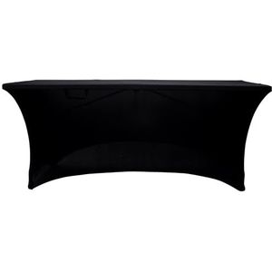 Werkapro 11350 Inklapbare beschermhoes voor tuintafel buiten, UV-bescherming, zwart, 240 x 74 x 74 cm