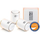 Netatmo Pack “Slimme Thermostaat + 3 Slimme Radiatorknoppen”