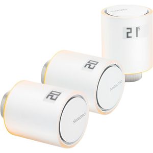 Netatmo Slimme Radiatorknop - Uitbreiding - 3 stuks