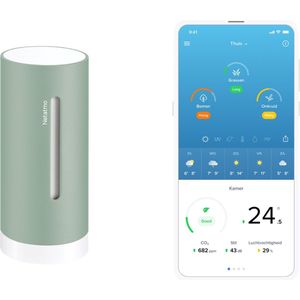 Netatmo - Slimme Binnenmodule - 2e Generatie - CO2 Meter & Hygrometer - Uitbreiding Weerstation