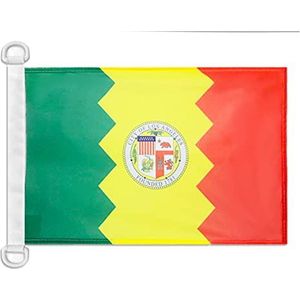 AZ FLAG Los Angeles nautisch paviljoen 45 x 30 cm – bootvlag stad Los Angeles – Californië 30 x 45 cm