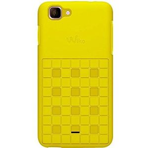 Wiko Damier siliconen hoes kit, geel