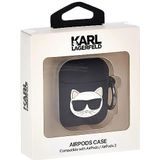 Karl Lagerfeld Airpods - Airpods 2 Case - Zwart - Choupette met Ring