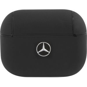 Mercedes-Benz Airpods Pro 1 (1e generatie) Case - Zwart - Metal Logo