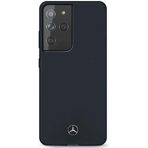Mercedes MEHCS21LSILNA S21 Ultra G998 blauw/blauw hardcase Silicone Line