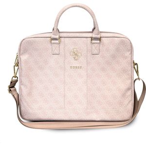 GUESS Big 4G Logo Laptoptas 15 inch Universeel - Roze