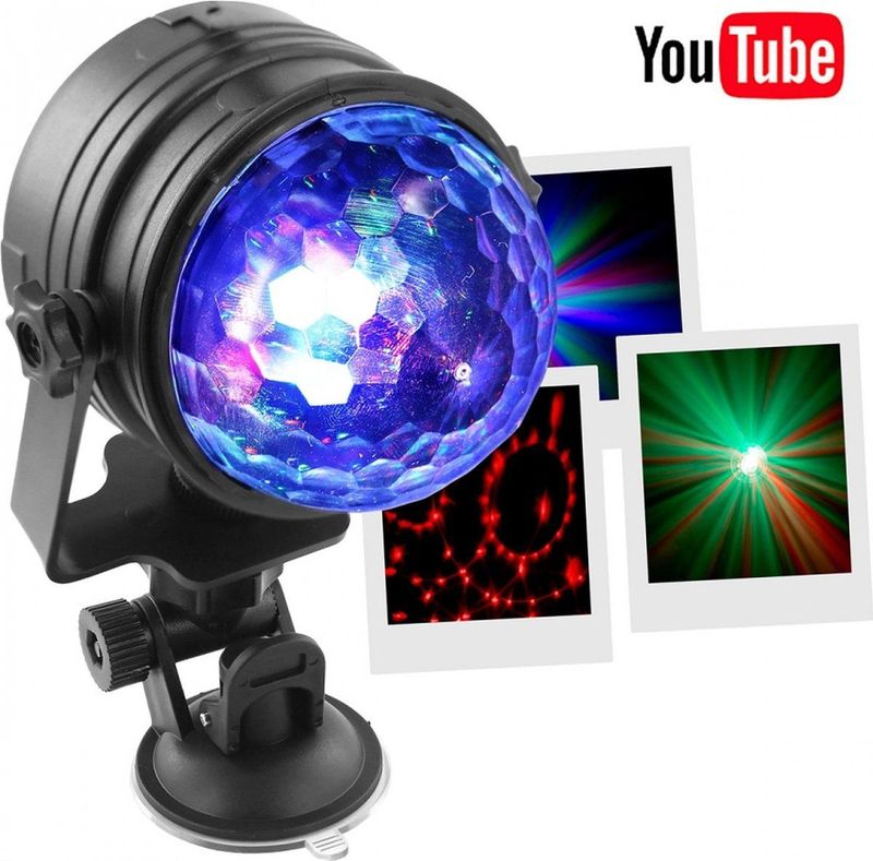 BoomTone - DJ Twist Ball - LED Effect - Veelkleurig - Inclusief Afstandsbediening