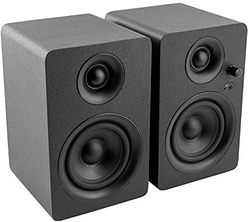 Plugger Studio MS4-BT - 2-weg Bluetooth Multimedia Luidspreker - Zwart - Hout
