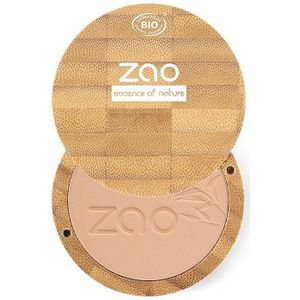 zao Gezicht Mineral powder Bamboo Compact Powder No. 303 Brown Orange