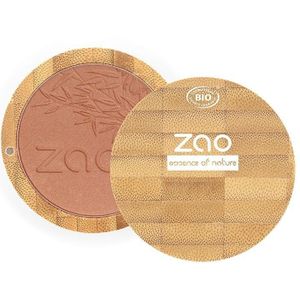 zao Gezicht Rouge & Highlighter Bamboo Compact Blush No. 325 Golden Coral