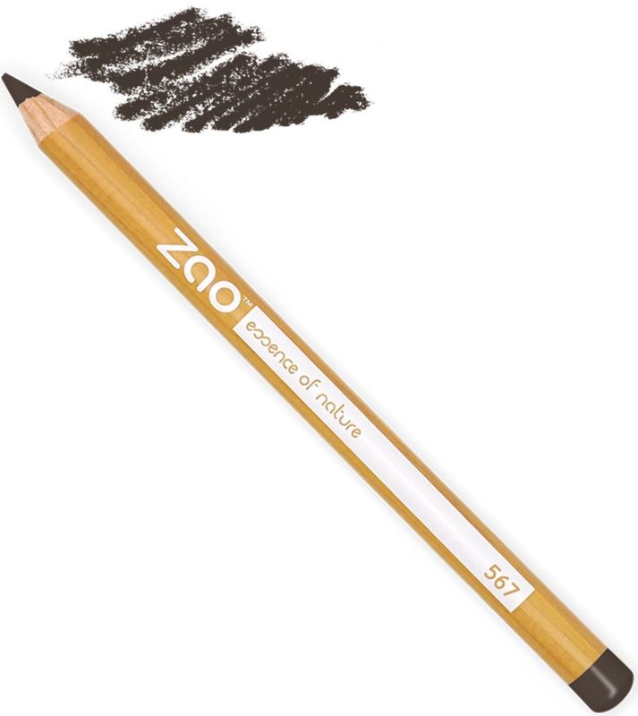 ZAO - Multipurpose Pencils - 567 Ebony Brown - Make-uppotlood - Voor Ogen, Wenkbrauwen en Lippen