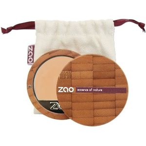 Zao - Bamboo Compact Foundation - Nude - Bamboe - Medium Dekking