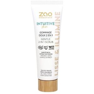 Zao - Intuitive Skin Gentle - Gezichtscrub - Organische Shea - Appel Extract