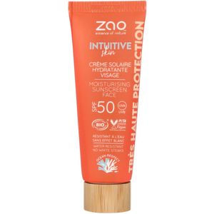 Zao - Moisturizing Sun Cream - Zonnebrand - SPF50 - Natuurlijke Ingrediënten