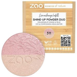 Zao - Refill Shine-Up Powder - Pink & Gold - 9 g