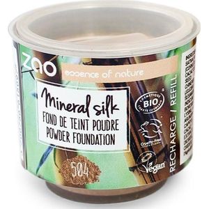 Zao - Refill Mineral Silk Powder Foundation - Transparant - Biologisch