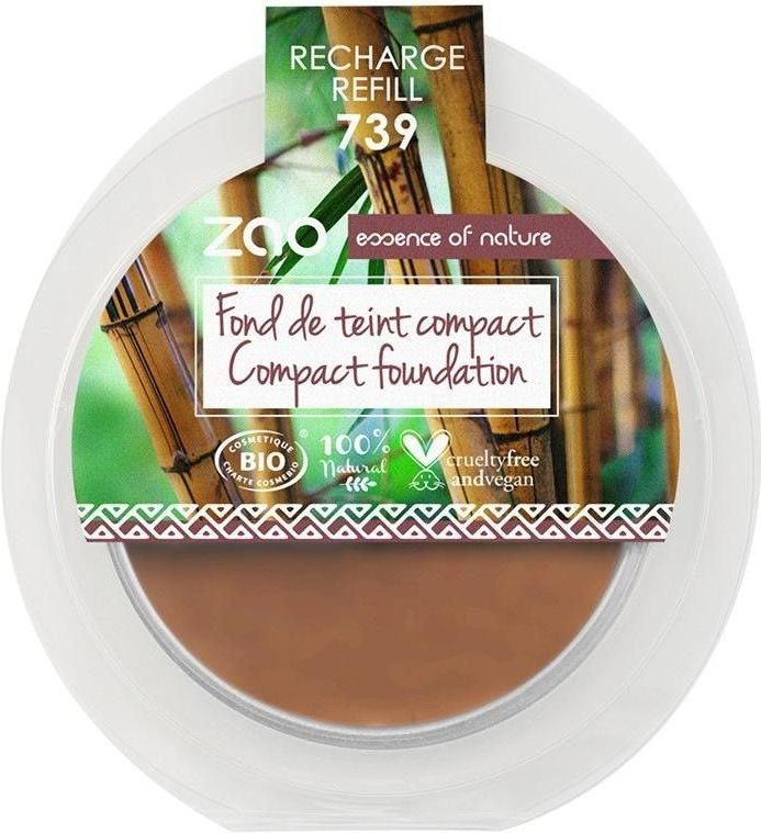 Zao - Refill Compact Foundation - Make-up - Matte Finish - Veganistisch