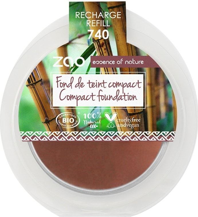 Zao - Refill Compact Foundation - Make-up - Matte Finish - Veganistisch