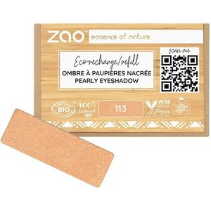 zao - Ogen - Eyeshadow & Primer Refill - Rectangular Eyeshadow 113 - Coppered Gold