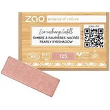 ZAO - Refill Rectangle Eye Shadow - 125 Pearly Sunshine Pink - Oogschaduw