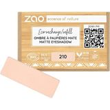 ZAO - Refill Rectangle Eye Shadow - 210 Matt Peachy Pink - Oogschaduw
