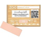 ZAO - Refill Rectangle Eye Shadow - 218 Apricot Nude - Oogschaduw