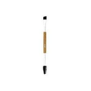 Zao - Bamboo Duo Eye Brow Brush - Make-upkwast - Veganistisch - Professioneel Gebruik