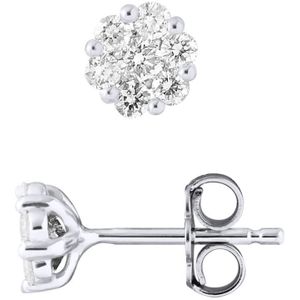 Stud Earrings Diamond 0,70 Cts - White Gold