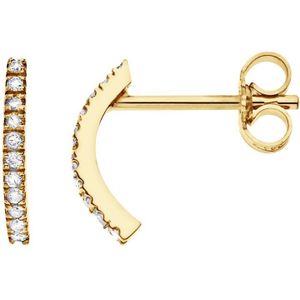 Half Hoop 0090 Cts Diamond Jewellery White Gold