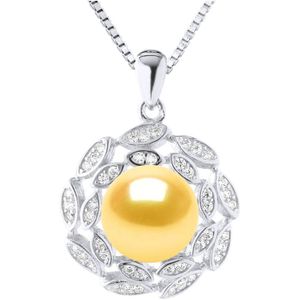 SUN zoetwater parel 9-10mm Golden 925