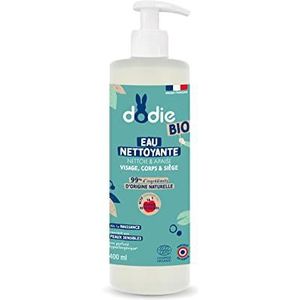 DODIE Biologisch reinigingswater – gezicht, lichaam en zitting – vanaf de geboorte – 400 ml