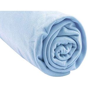 Easy Dort Hoeslaken, 160 x 200 cm, tweepersoonsbed, kingsize bed, 160 x 200 cm, hypoallergeen bamboe, hemelsblauw, rekbaar, gezonde slaap, merk Easy Dort | Oeko-Tex | hoogwaardige kwaliteit | gemaakt