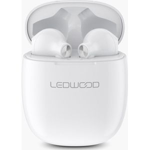 LEDWOOD LD-T16-TWS-WHI - EXPLORER T16 TWS in-ear earphones met lange afspeeltijd, wit